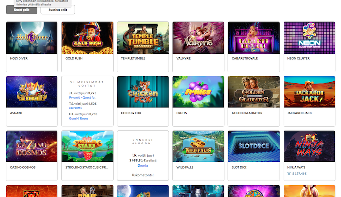No Codes bonus de dépôt casino winorama