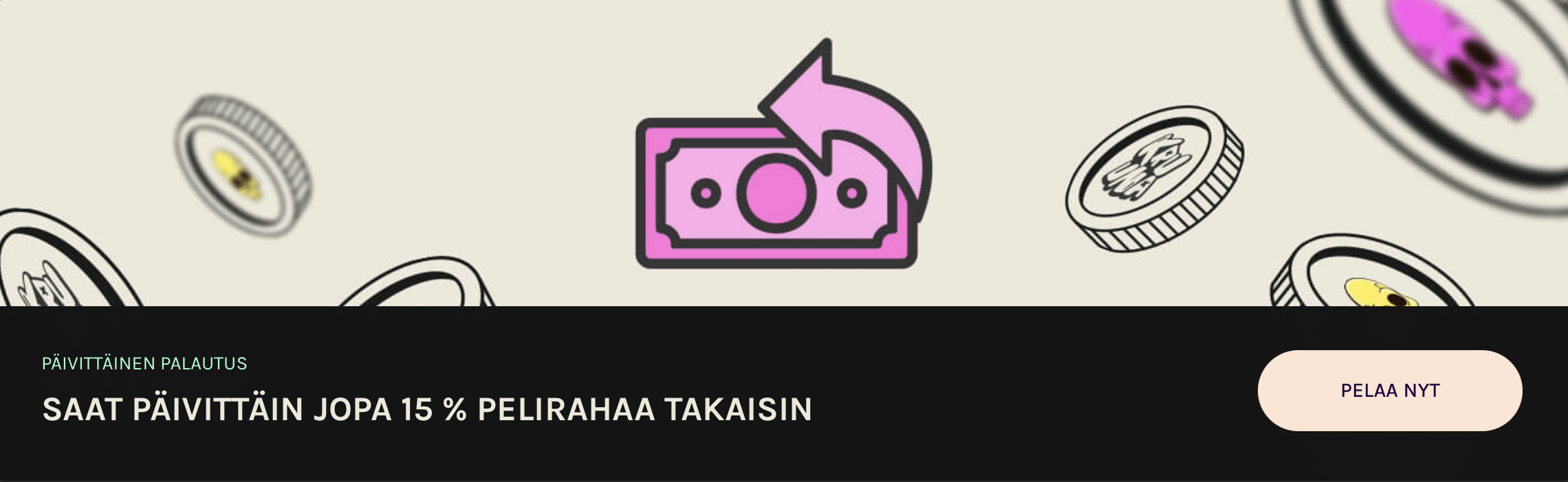 Kruuna kasino pelit pankkitunnuksilla