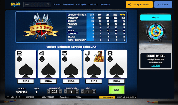 Jacks or Better -videopokeri