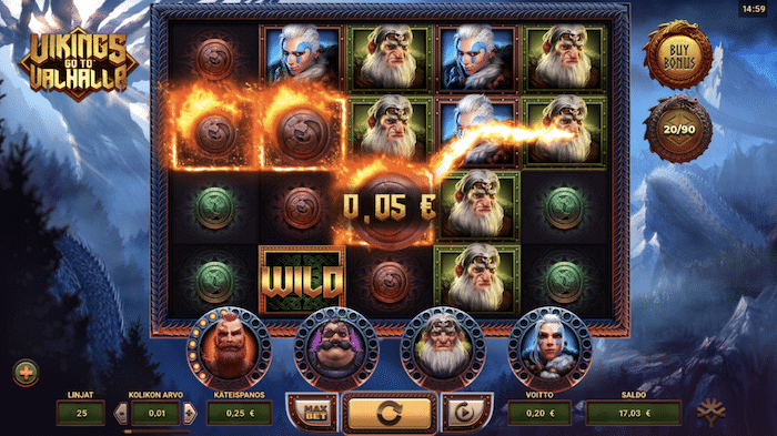 VIkings go to Valhalla -pelin pieni voitto