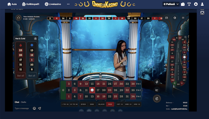 Triton Multiplier Roulette Onnela Kasinolla