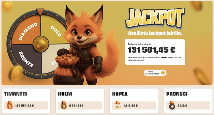 Tykityksen jackpot