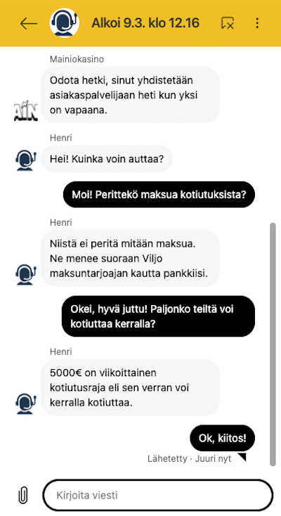 Chat-keskusteluikkuna