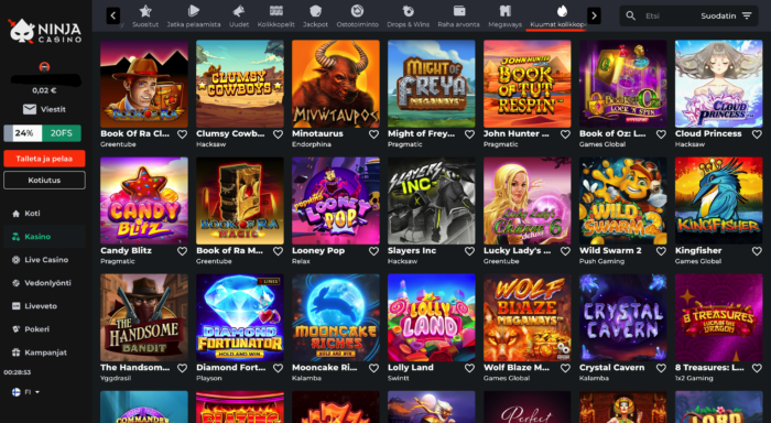Ninja Casino arvostelu