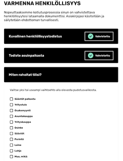 SuperOnnen KYC-prosessi