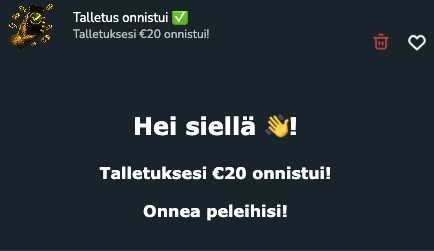 Salakasinon talletusikkuna