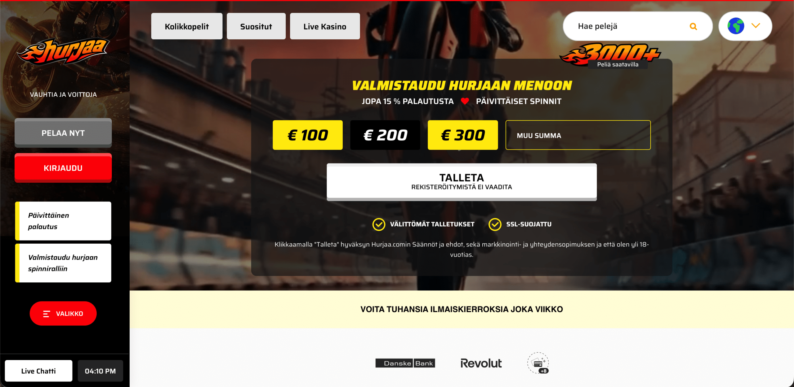 Hurjaa kasino
